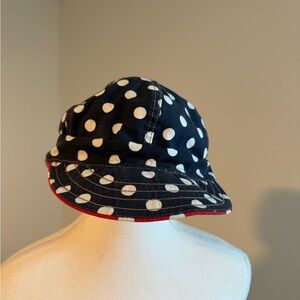 Kromer Navy/Red Reversible Polka Dot Hat